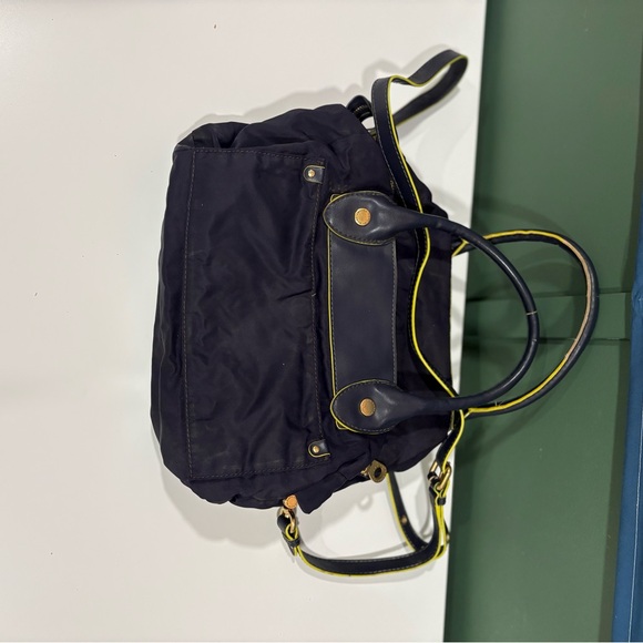 Marc by Marc Jacobs Bag + Wallet Bundle Navy Nylon Leather Trim - Picture 2 of 8